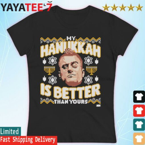 MJF – My Hanukkah is Better ugly Christmas Sweatshirt