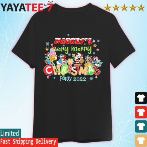 Mickey And Friends, Mickey’s Very Merry Christmas Party 2022 Shirt