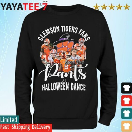 Official Clemson Tigers fan shake your Pants at Halloween dance shirt