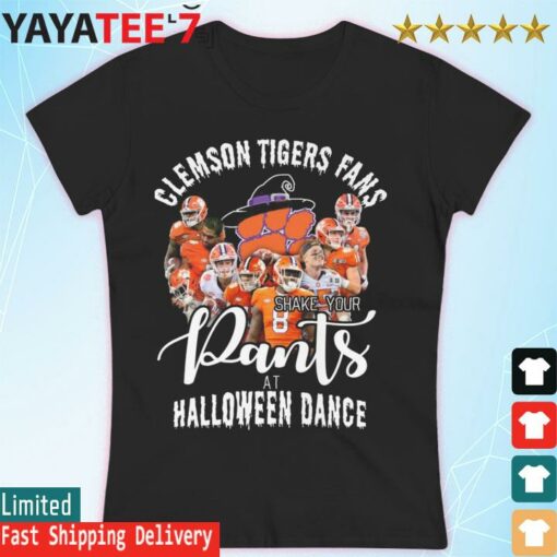 Official Clemson Tigers fan shake your Pants at Halloween dance shirt