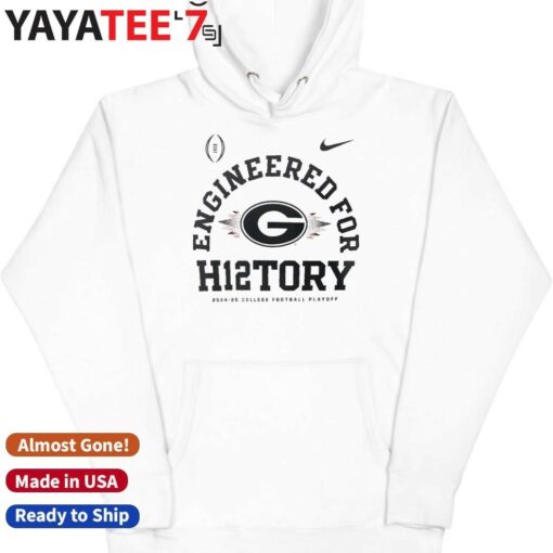 Official Georgia Bulldogs Nike 2024-25 College Football Playoff Engineered for History T-Shirt