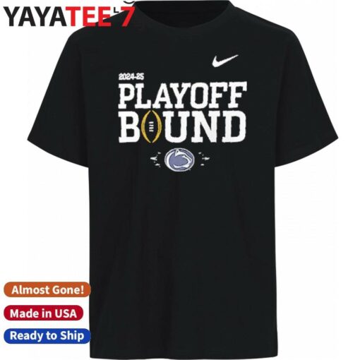 Official Penn State Nittany Lions Nike Playoff Bound 2025 College Football Playoff Shirt