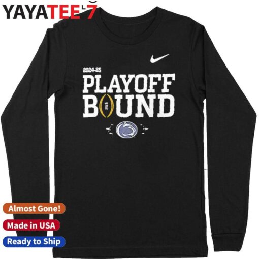 Official Penn State Nittany Lions Nike Playoff Bound 2025 College Football Playoff Shirt