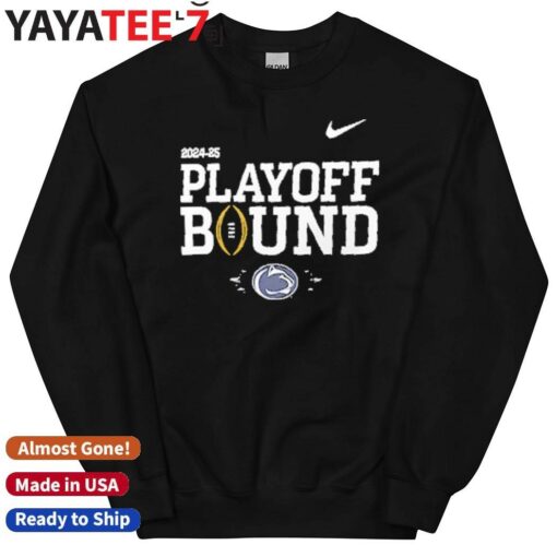 Official Penn State Nittany Lions Nike Playoff Bound 2025 College Football Playoff Shirt