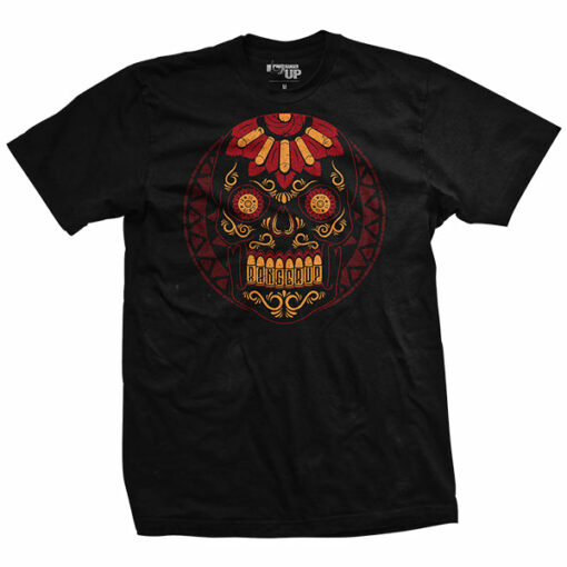 Halloween – Red Sugar Skull T-Shirt