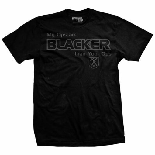 My Ops Are Blacker T-Shirt Black