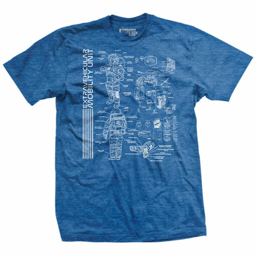 NASA EMU Blueprint T-Shirt