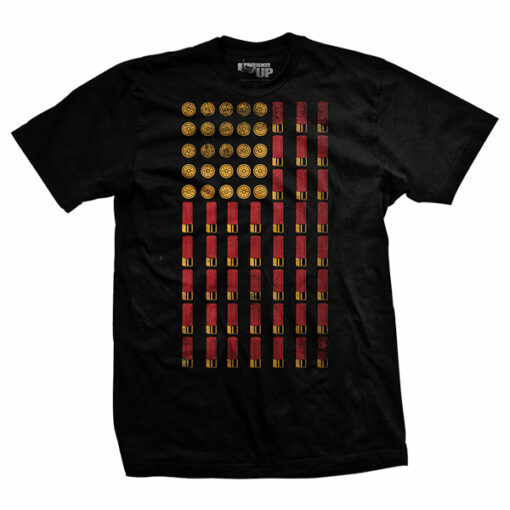 Shotgun Shell Flag T-Shirt