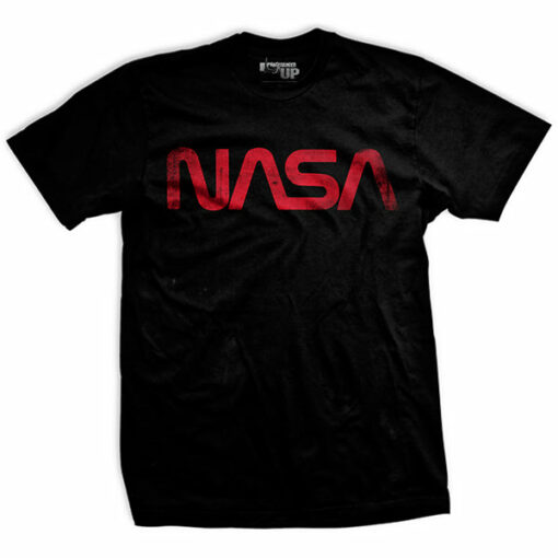 The NASA Worm – Black – T-Shirt