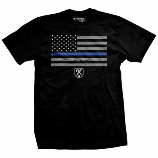 Thin Blue Line Flag T-Shirt