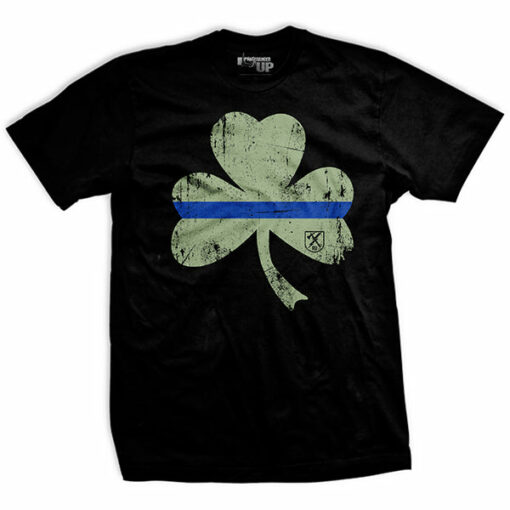 Thin Blue Line Shamrock T-Shirt