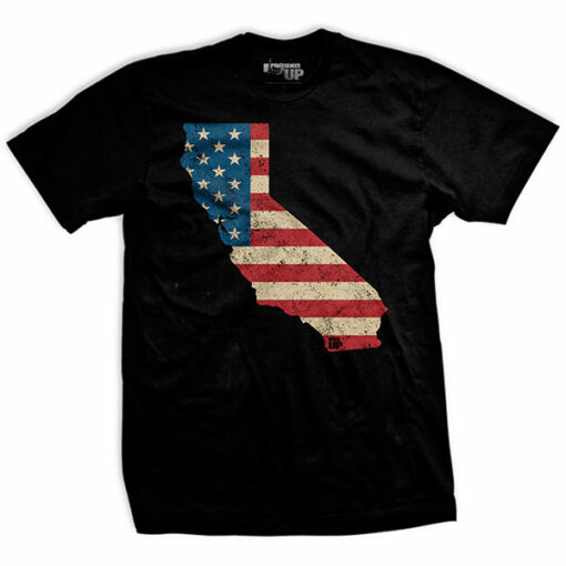 U.S Flag – California T-Shirt