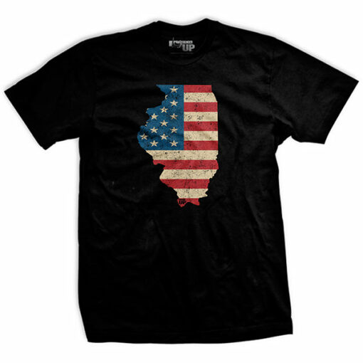 U.S Flag – Illinois T-Shirt