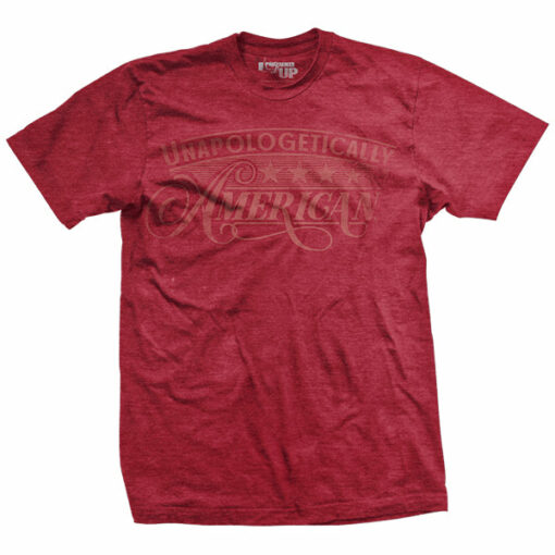 Unapologetically American Washed Out – Red – T-Shirt