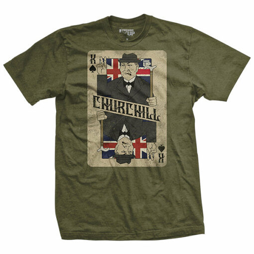 Winston Churchill Card T-Shirt