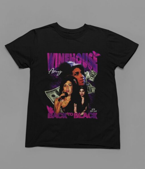 Amy Winehouse Back to Black T-Shirt