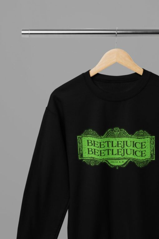 Beetlejuice Beetlejuice 2024 Logo Movie T-ShirtSweatshirt