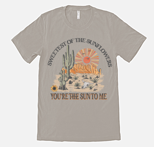 Bella Canvas or Comfort Colors Sun to Me Shirt  Country Western Music Tee