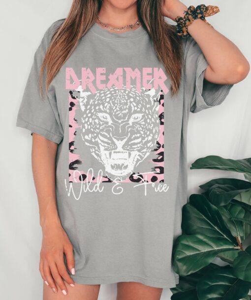 Comfort Colors or Bella Dreamer Wild and Free Rocker Tee Youth and Adult Sizes