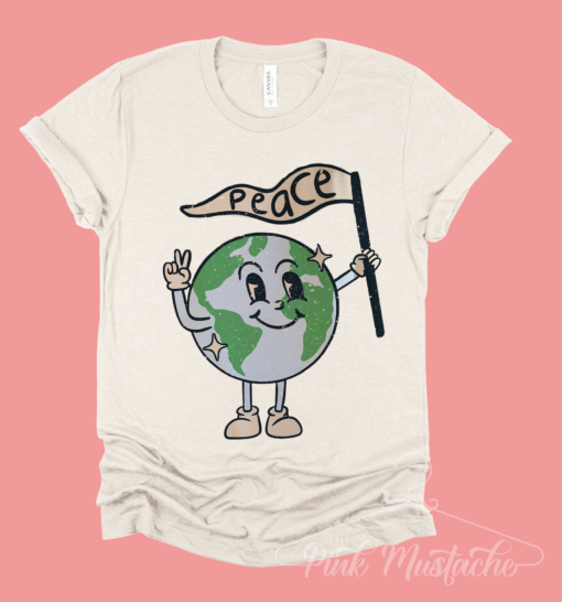 Peace On Earth Tee Toddler, Youth, and Adult Sizes Available Soft style Tee