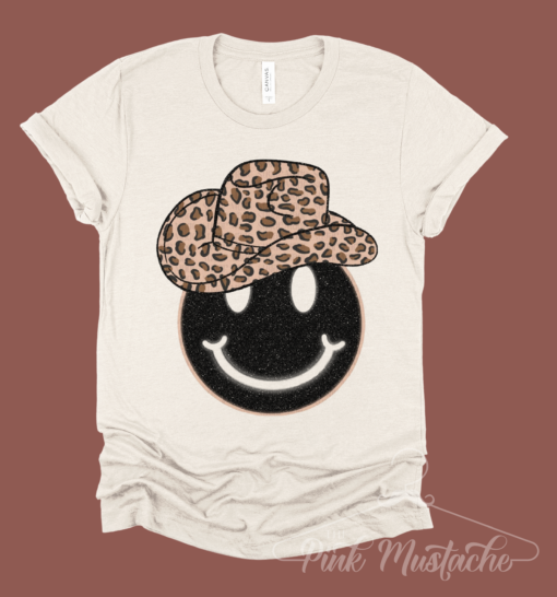 Soft Style Smiley Cowboy Retro Tee Toddler, Youth, And Adult Sizes – Unisex Sized