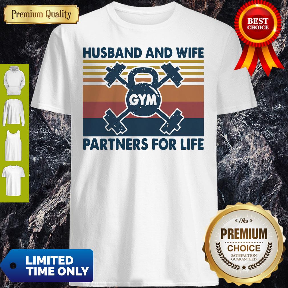 Gym Husband And Wife Partners For Life Vintage Shirt Gym Husband And Wife Partners For Life Vintage Shirt