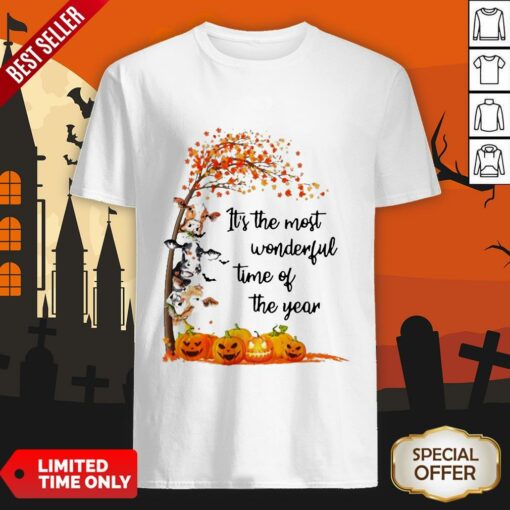 Halloween Cows Pumpkin It’s The Most Wonderful Time Of The Year Shirt