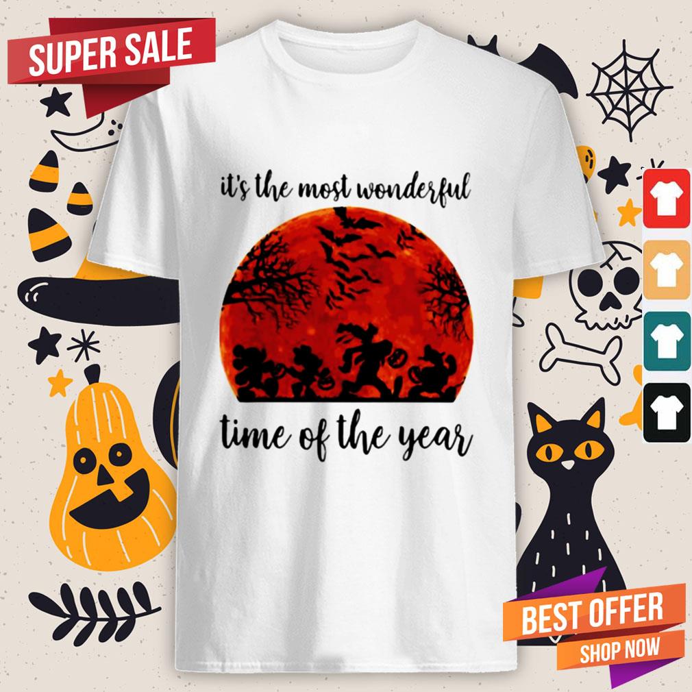 Halloween Mickey Mouse And Friends Its The Most Wonderful Time Of The Year Sunset Shirt Halloween Mickey Mouse And Friends Its The Most Wonderful Time Of The Year Sunset Shirt