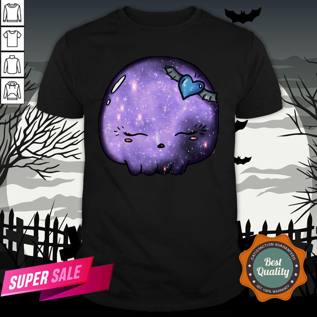 Halloween Purple Moon Skull Kawaii Cute Sugar Skull Shirt Halloween Purple Moon Skull Kawaii Cute Sugar Skull Shirt
