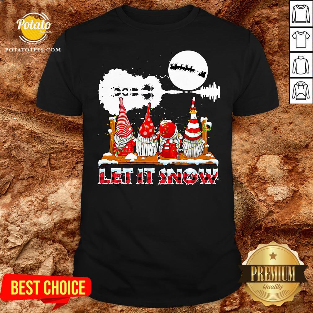 Happy Gnomies Let Is Snow Christmas Shirt Happy Gnomies Let Is Snow Christmas Shirt