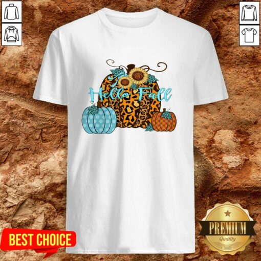 Happy Hello Fall Pumpkins Shirt