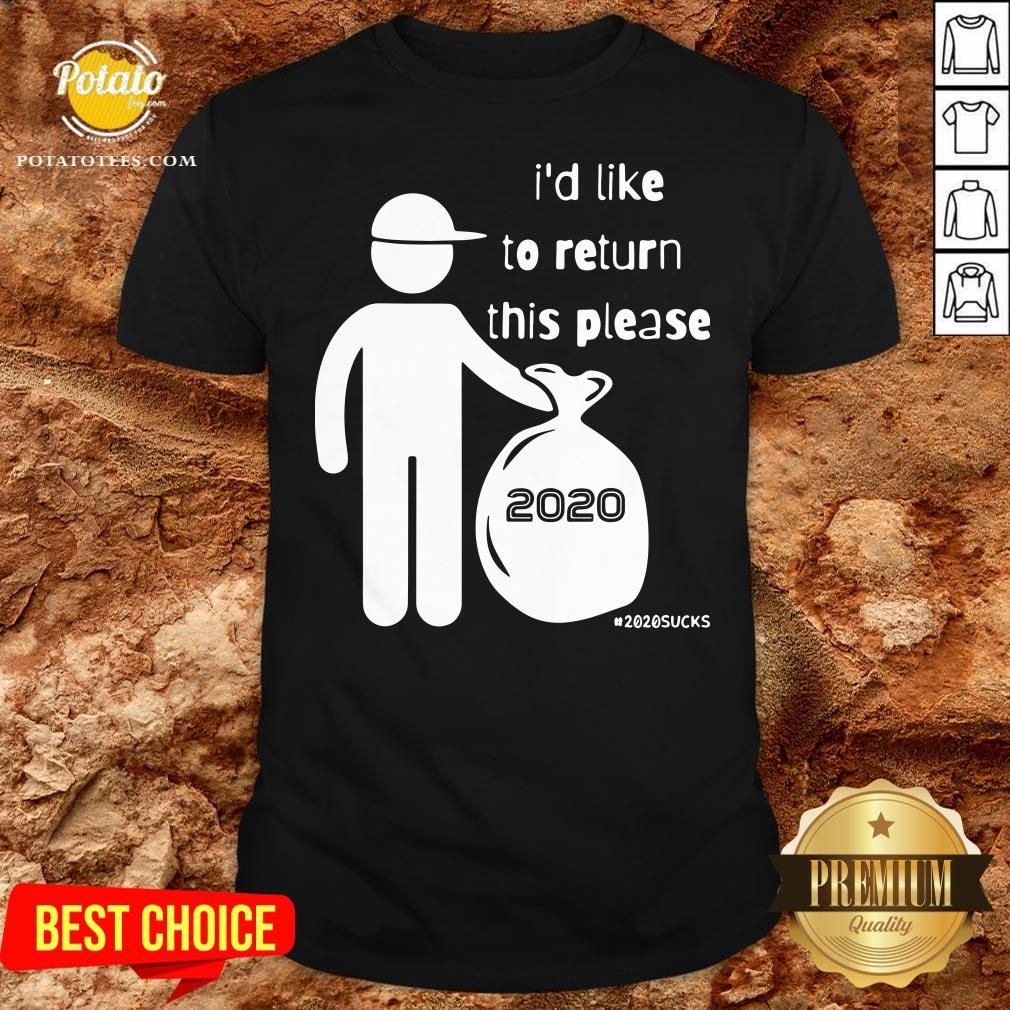Happy I’d Like To Return This Please 2020 Shirt Happy I’d Like To Return This Please 2020 Shirt