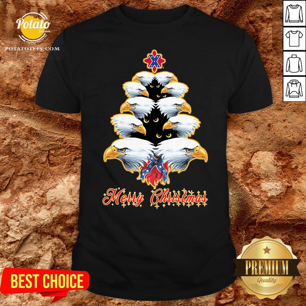Happy Merry Christmas Tree Eagles British Flag Shirt Happy Merry Christmas Tree Eagles British Flag Shirt