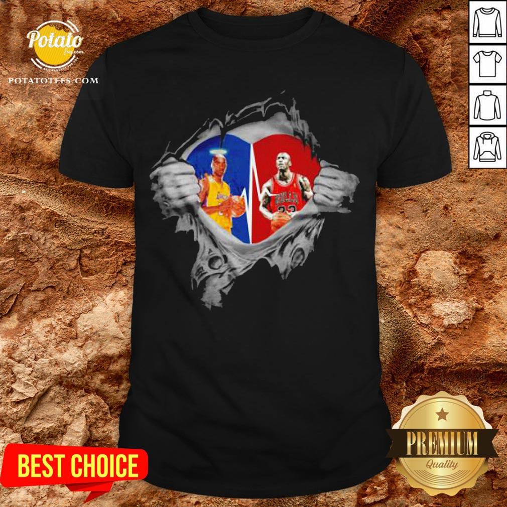 Heart Kobe Bryant And Michael Jordan Shirt Heart Kobe Bryant And Michael Jordan Shirt