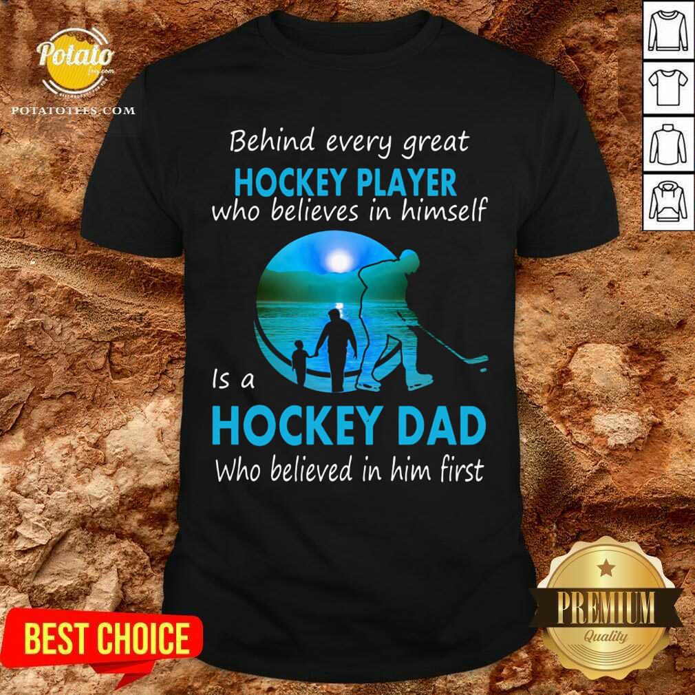 Hockey Player Is A Hockey Dad Shirt Hockey Player Is A Hockey Dad Shirt