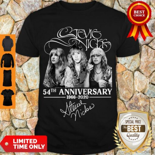 Hot Stevie Nicks 54th Anniversary 1966 – 2020 Signatures Shirt
