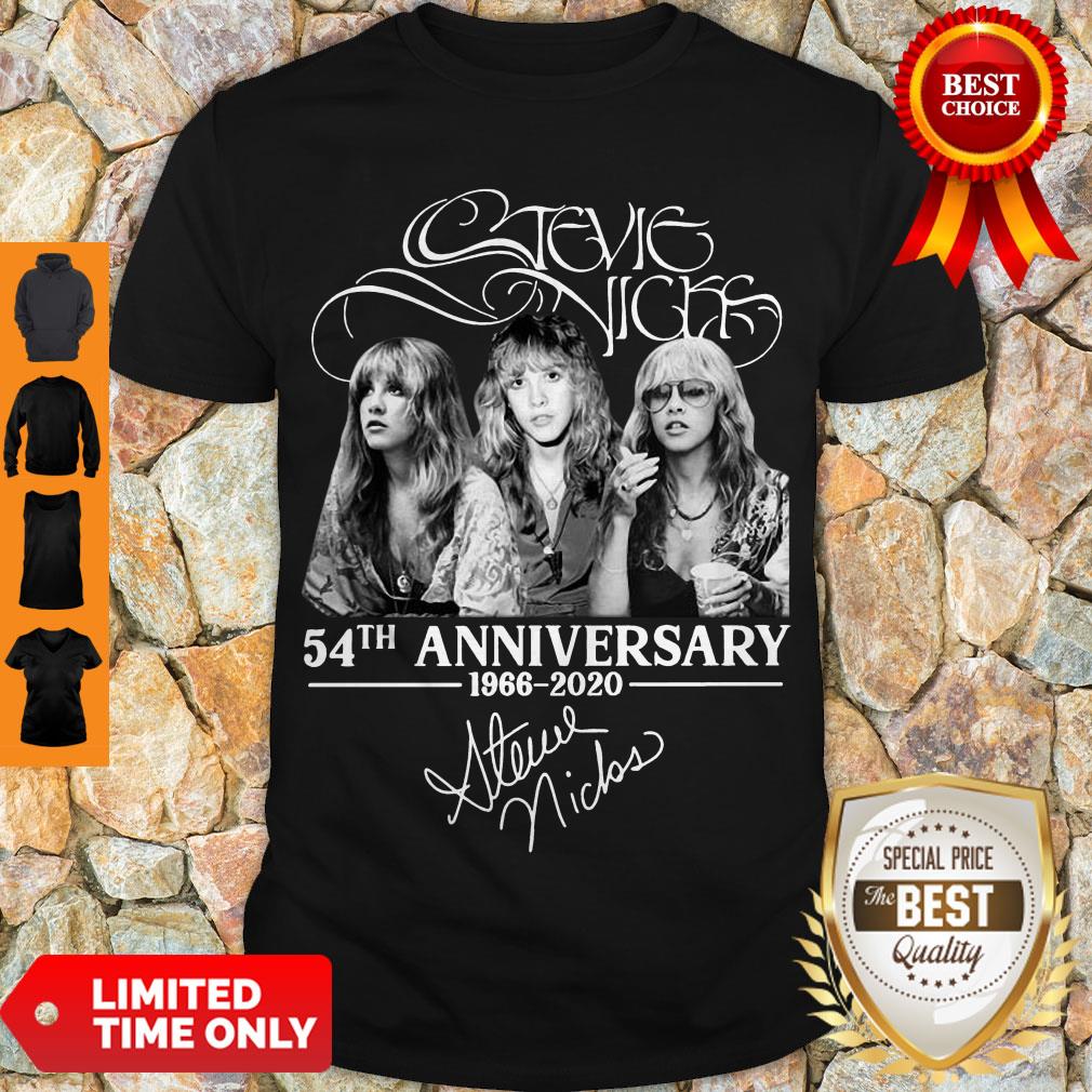 Hot Stevie Nicks 54th Anniversary 1966 – 2020 Signatures Shirt Hot Stevie Nicks 54th Anniversary 1966 – 2020 Signatures Shirt