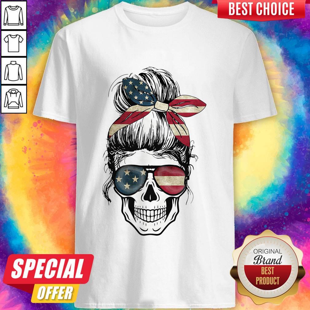 Independence Day Skull Lady America Shirt Independence Day Skull Lady America Shirt