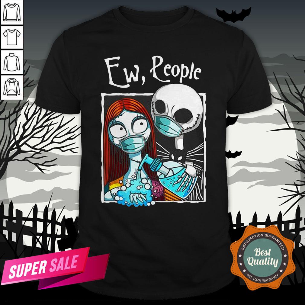 Jack Skellington And Sally Face Mask Ew People Shirt Jack Skellington And Sally Face Mask Ew People Shirt
