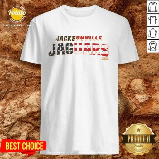 Jacksonville Jaguars Flag Script Franklin T-Shirt