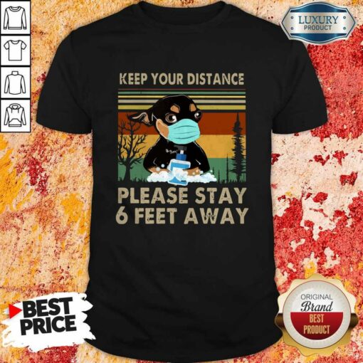 Keep Your Distance Chihuahua Vintage Shirt