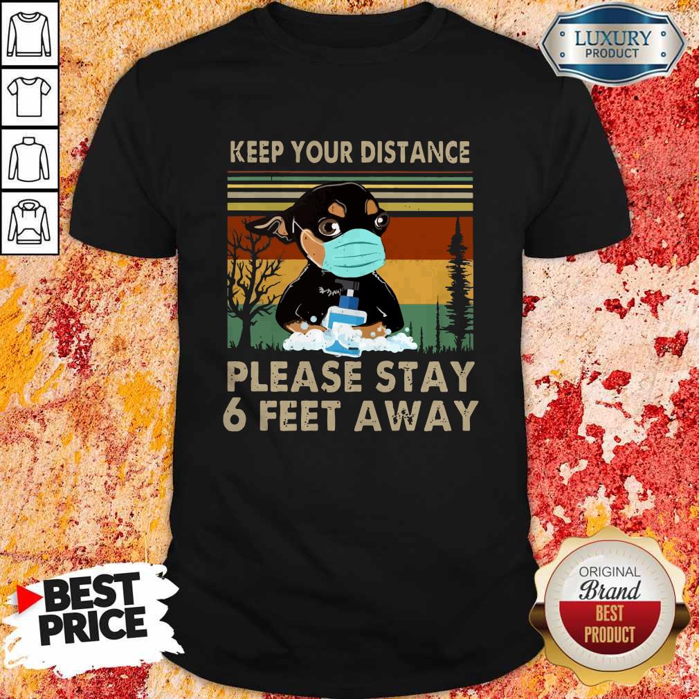 Keep Your Distance Chihuahua Vintage Shirt Keep Your Distance Chihuahua Vintage Shirt