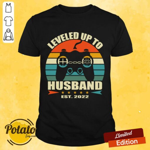 Leveler Up To Husband Est 2022 Vintage Shirt