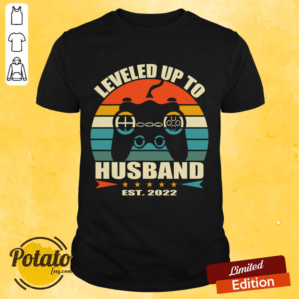 Leveler Up To Husband Est 2022 Vintage Shirt Leveler Up To Husband Est 2022 Vintage Shirt