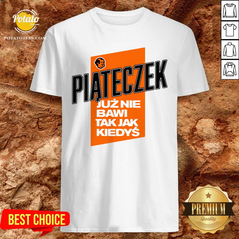 Love Piąteczek Biała Koszulka Męska Shirt Love Piąteczek Biała Koszulka Męska Shirt
