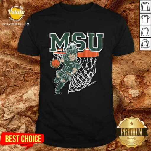 MSU Basketball Sparty T-shirt