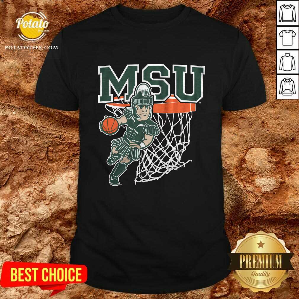 MSU Basketball Sparty T-shirt MSU Basketball Sparty T-shirt