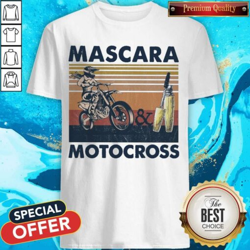 Mascara And Motocross Vintage Shirt