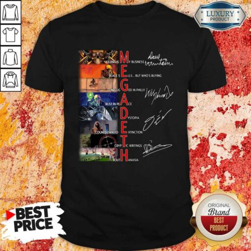 Megadeth Anniversary Shirt