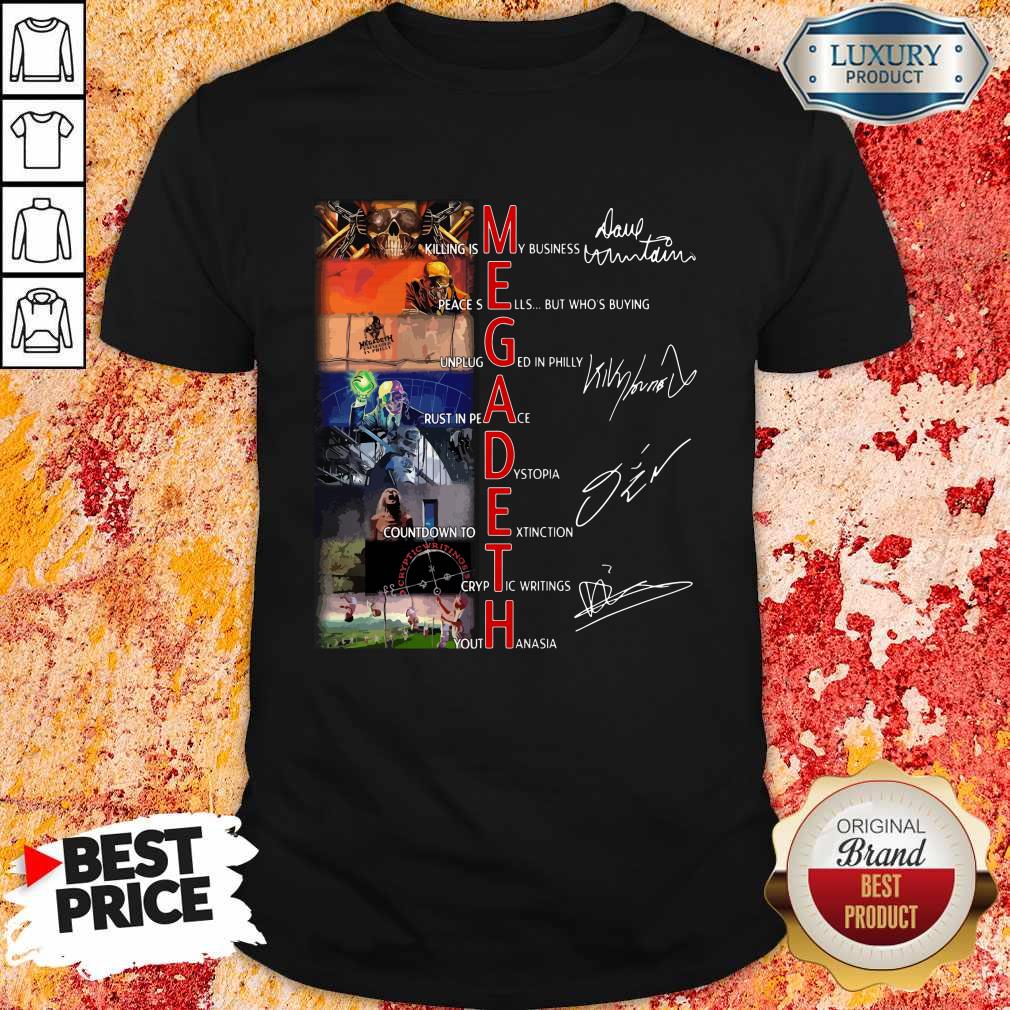 Megadeth Anniversary Shirt Megadeth Anniversary Shirt